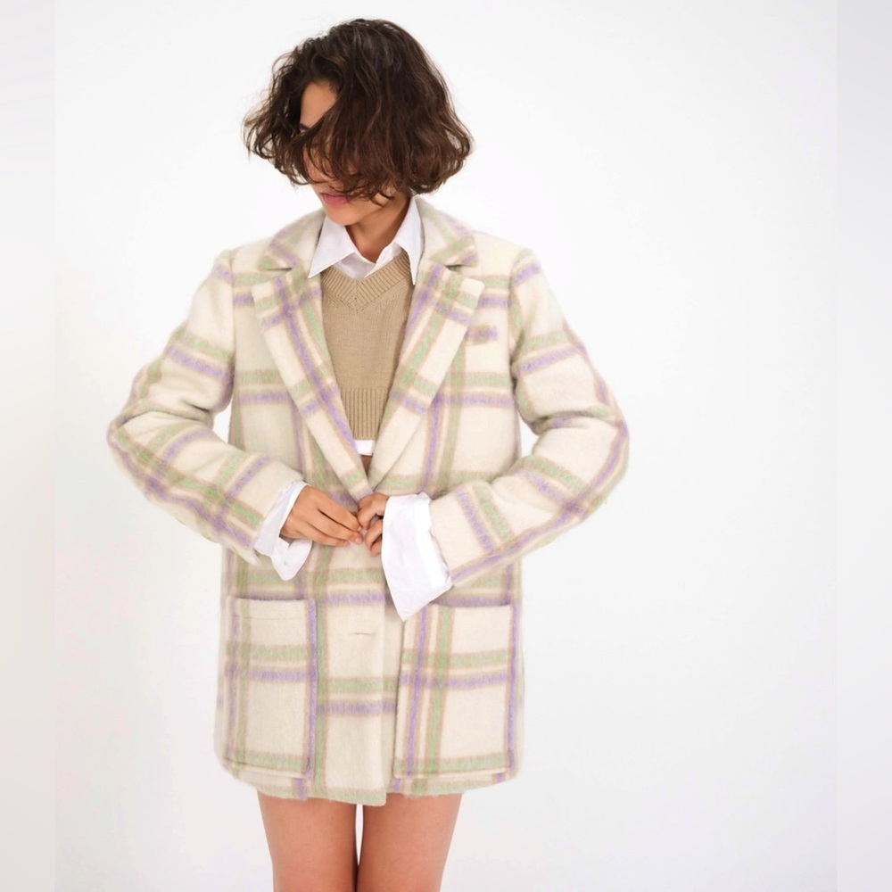 For Love & Lemons Oversized Knit Blazer